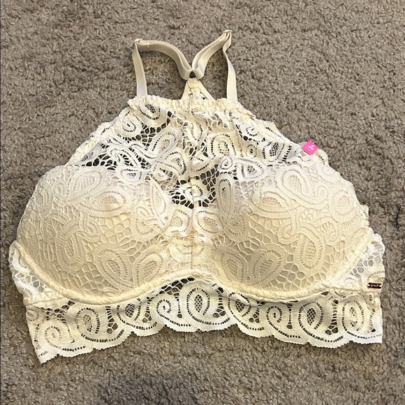 NWT $35 Victoria’s Secret PINK Lace Push-Up Bralette - Picture 3 of 6